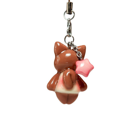 Gradient pink Aura Bon with pink star back view