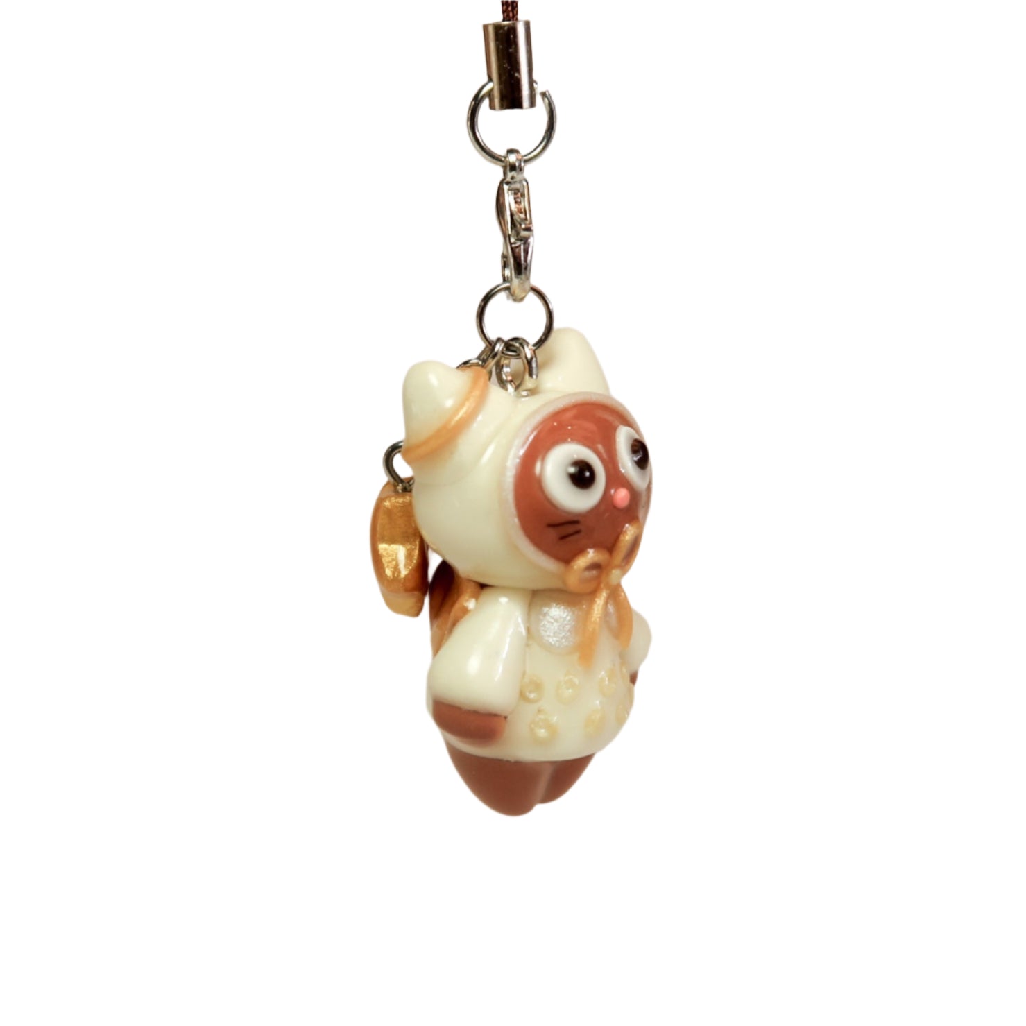 White and gold Angel Bon with gold star side view