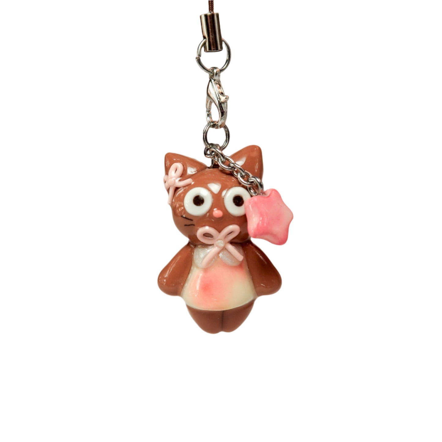 Gradient pink Aura Bon with pink star front view