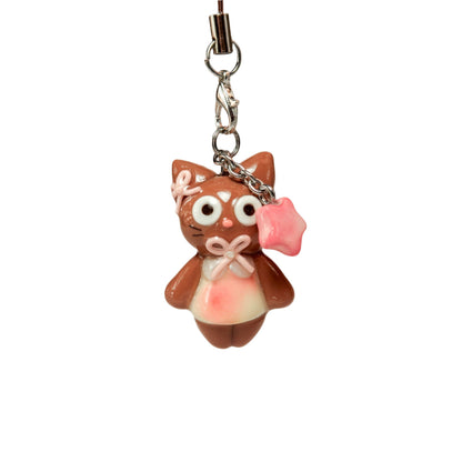 Gradient pink Aura Bon with pink star front view